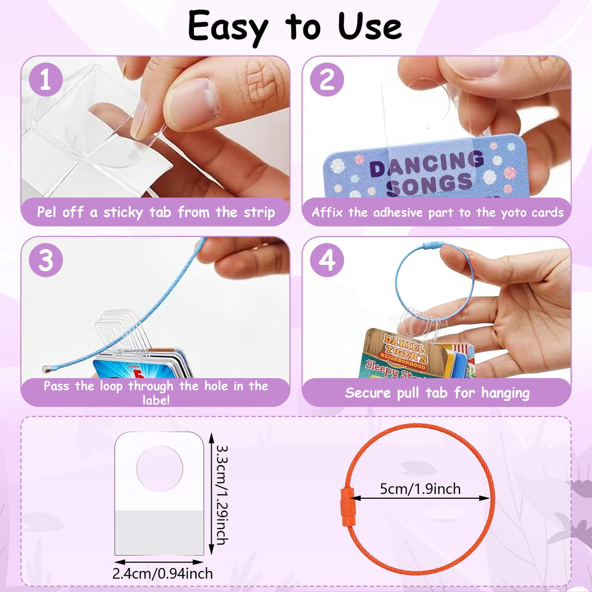 MGZNMTY card holder for Yoto cards keeps cards organized and accessible.