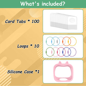 MGZNMTY 100-card self-adhesive holder keeps Yoto cards organized for quick play.