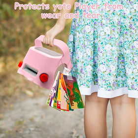 MGZNMTY case fits Yoto Player securely with built-in portable handles.