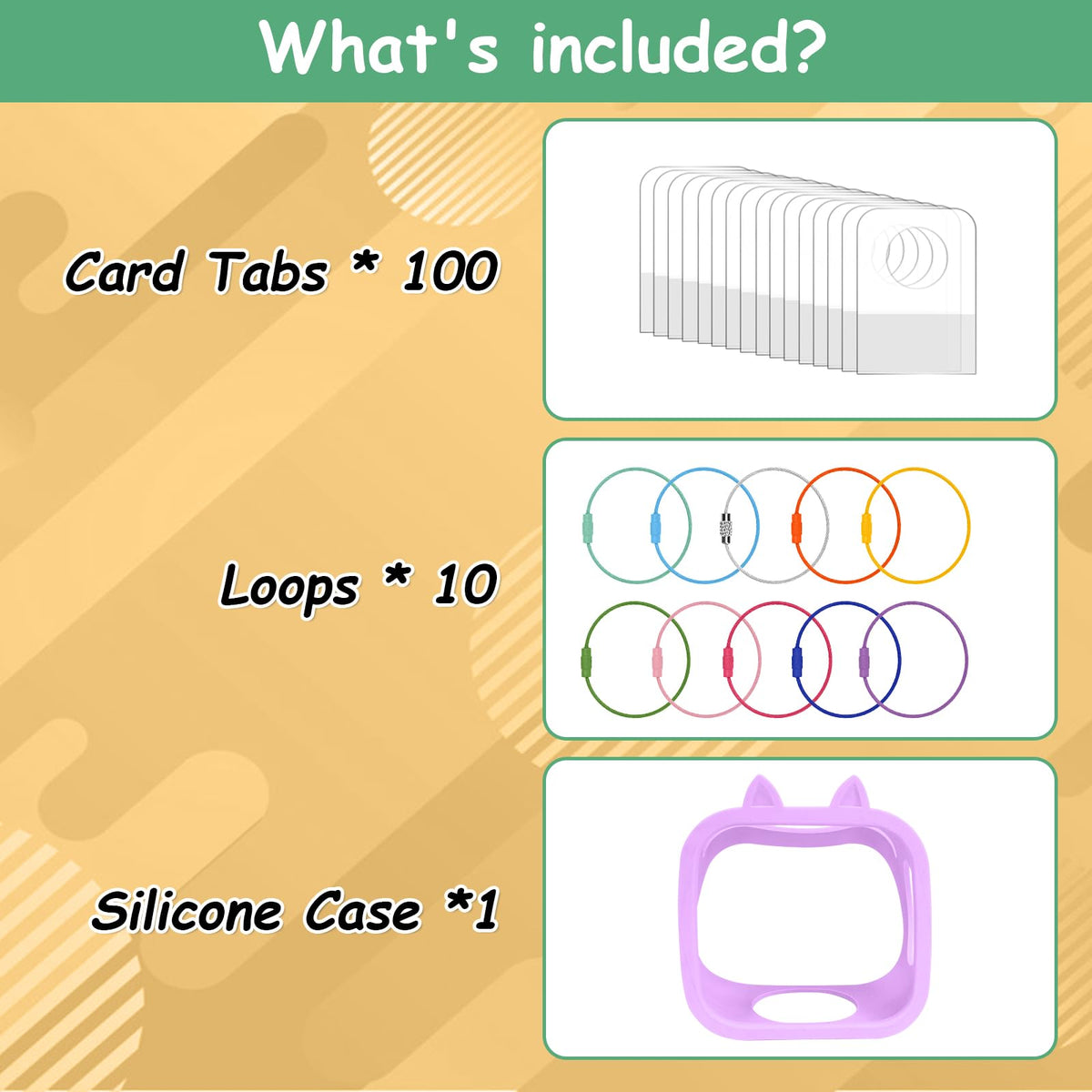 MGZNMTY purple Yoto case highlights cat-ear style and provides a comfortable grip.