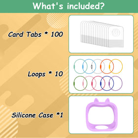 MGZNMTY purple Yoto case highlights cat-ear style and provides a comfortable grip.