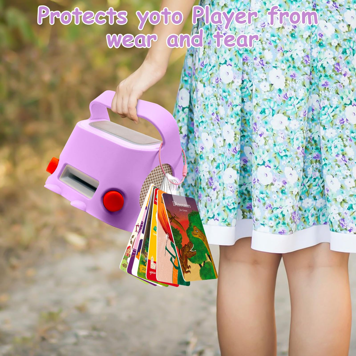 MGZNMTY silicone case with easy-carry handles for travel and play.