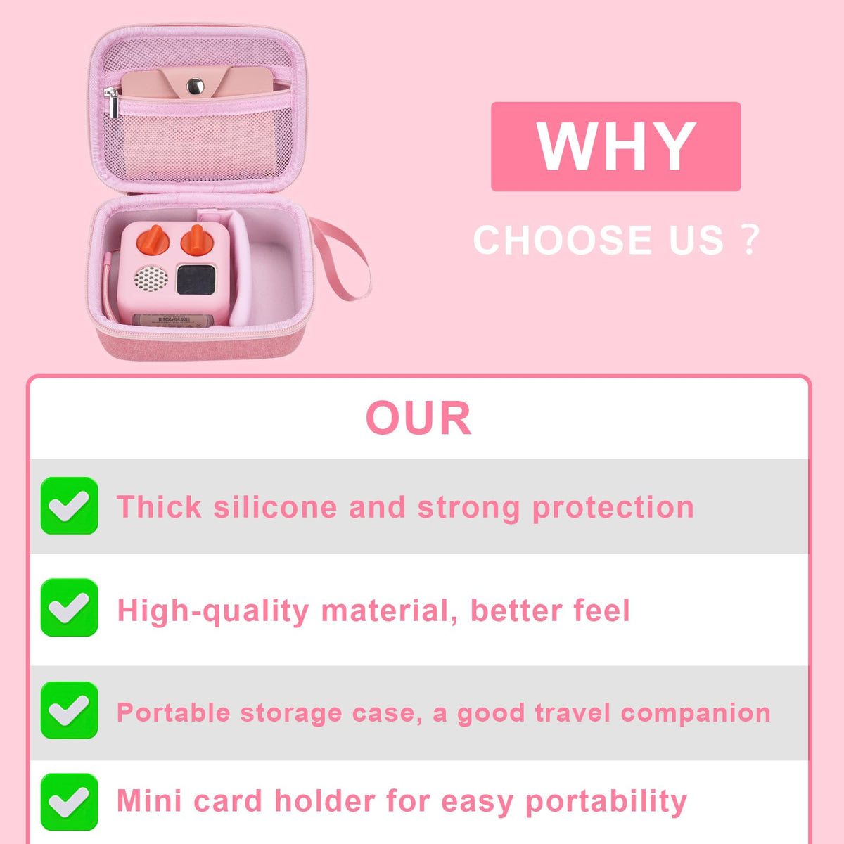 MGZNMTY hard storage case shields Yoto Mini from scratches