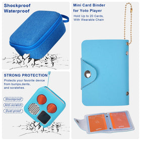 MGZNMTY hard storage case shields the player from scratches and bumps.