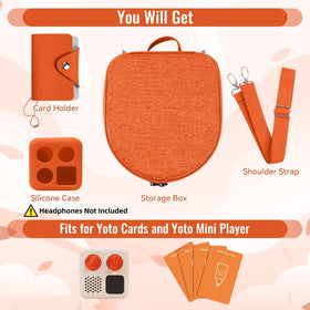 MGZNMTY interior layout with Yoto Mini and card book for neat storage