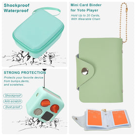 MGZNMTY open-view case shows organized interior for cards