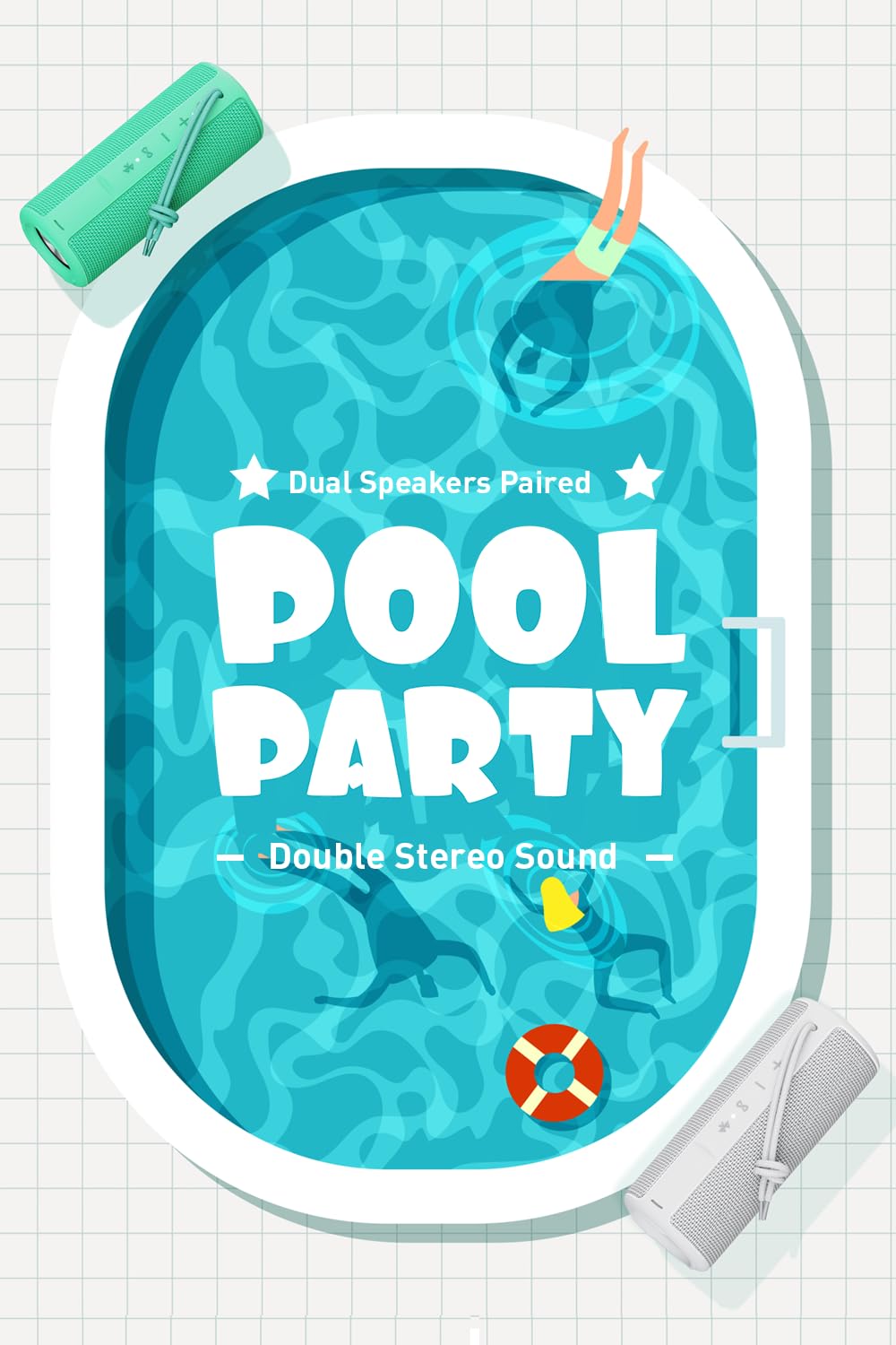 MIATONE poolside use demonstrating water-friendly design for outdoor fun