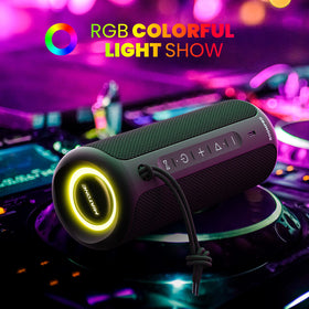 MIATONE RGB lights illuminated creating vibrant party atmosphere
