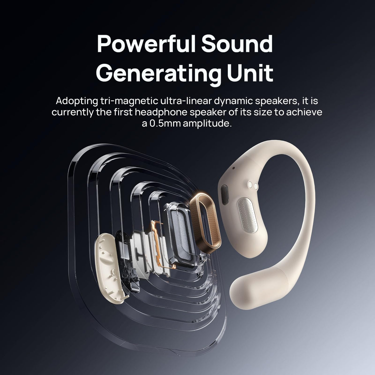 Mibro OpenEar Pro lightweight 7-2g design for a near-ear fit