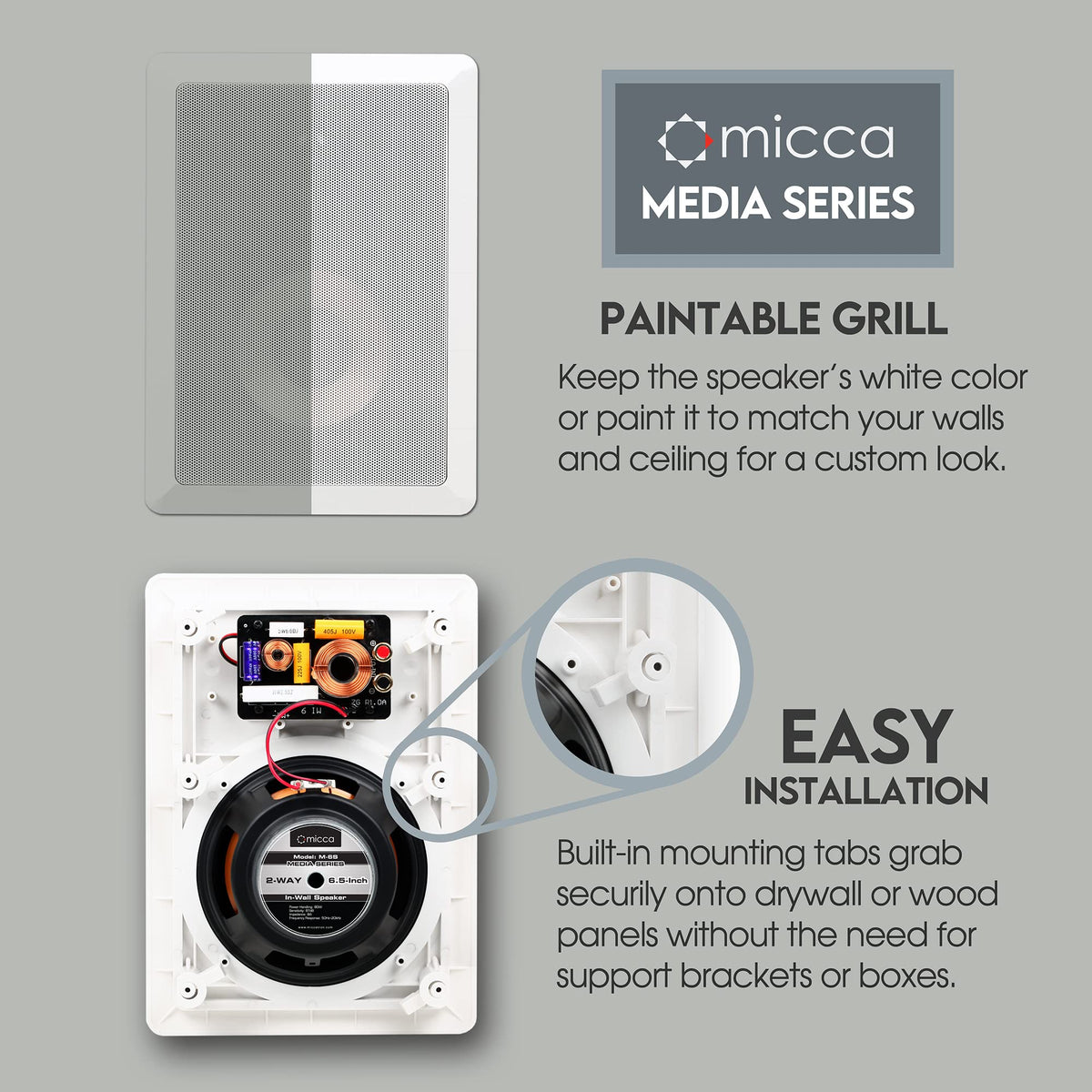 Micca M-6S 12dB crossover for smooth woofer-tweeter integration.