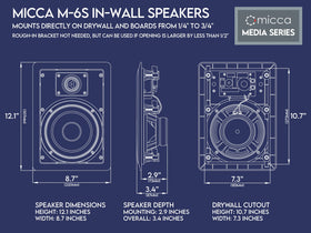 8-ohm impedance supports flexible amplifier matching and setups.