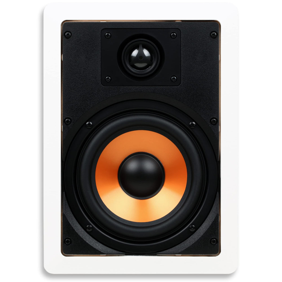 Micca M-6S woofer delivering deep bass for immersive listening.