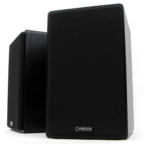 Micca MB42 compact dimensions fit desks, shelves, or small bookcases.