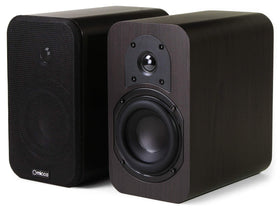 Micca RB42 4-inch woofer delivers strong bass and clarity.