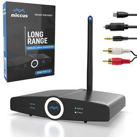 miccus Home RTX 2.0 front panel showing controls and benefit clear setup