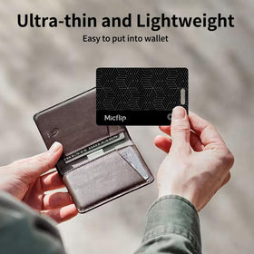 MICFLIP thin card tracker fits wallet slots without adding bulk