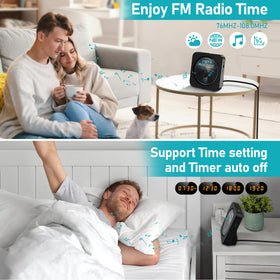 MICOCIOUS CD Player FM mode captures clear radio broadcasts