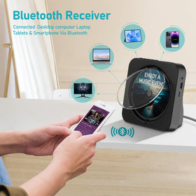 MICOCIOUS CD Player remote control enables effortless operation from across room