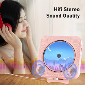 MICOCIOUS open CD tray with disc inserted, protected playback benefit