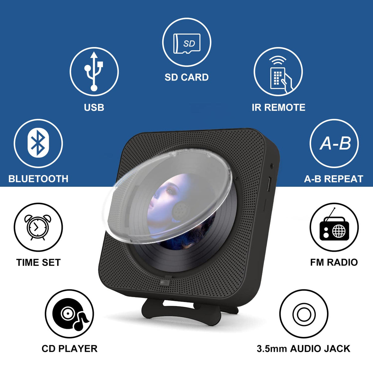 MICOCIOUS closeup LED display and controls for clear status information
