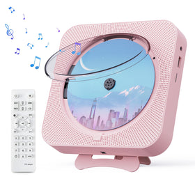 MICOCIOUS front view showing pink boombox and controls, clear playback benefits
