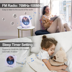MICOCIOUS in use in bedroom showing convenient wall or desk placement