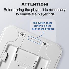 MICOCIOUS next to CD and USB showing compact scale and versatile inputs
