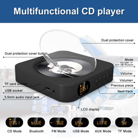 MICOCIOUS side profile wall mounted saving space and providing stable sound