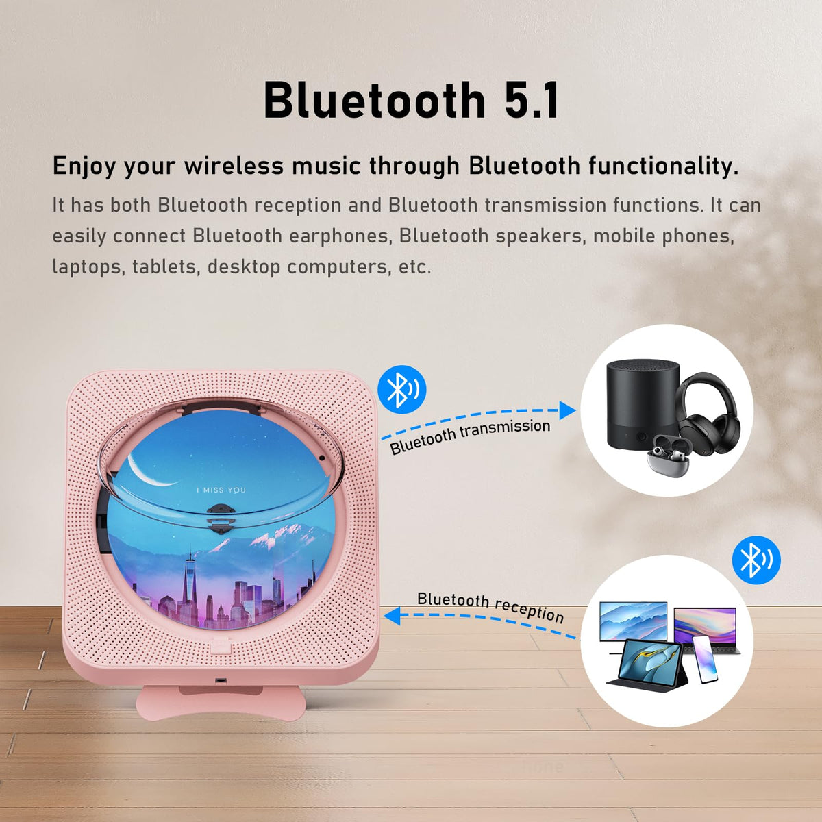 MICOCIOUS speaker grille detail highlighting dual speaker design for clearer sound