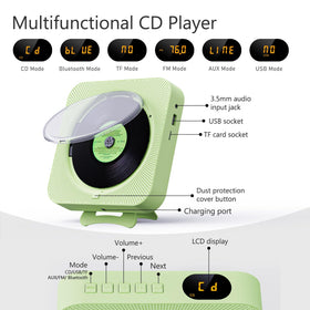 MICOCIOUS USB and TF card slots demonstrating direct playback convenience