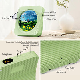 MICOCIOUS wall-mountable design saves space while keeping music reachable.