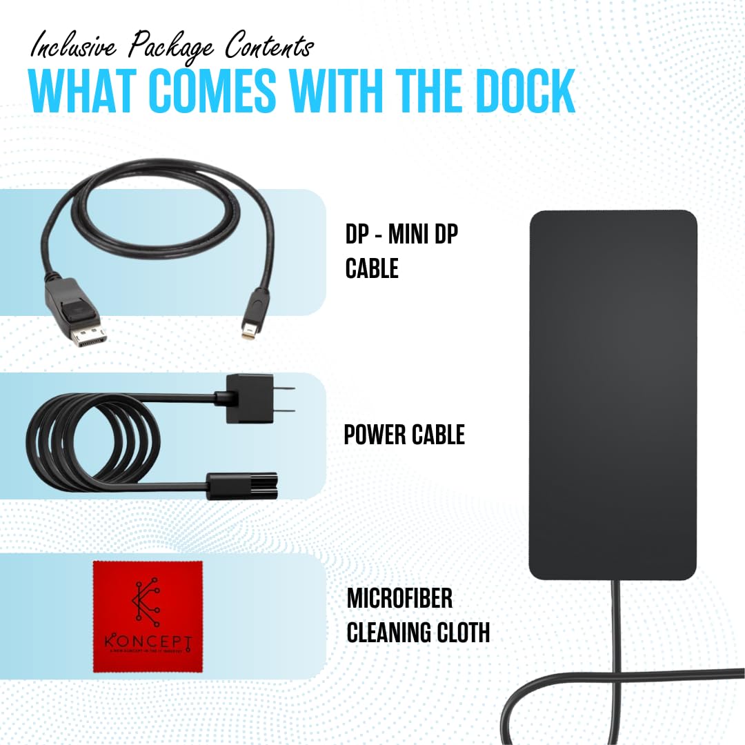 Microsoft Surface Dock PD9 ports and ethernet for versatile peripheral connectivity.
