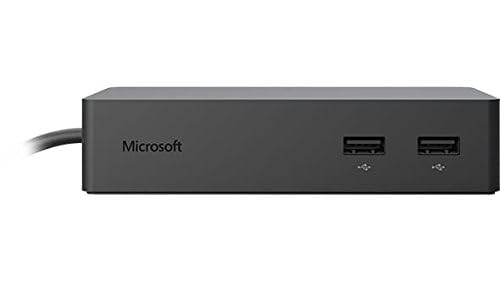Microsoft Surface Dock USB ports expand keyboard, mouse, and accessory connections.