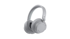 Microsoft Surface Headphones 2 light gray front view for immersive sound