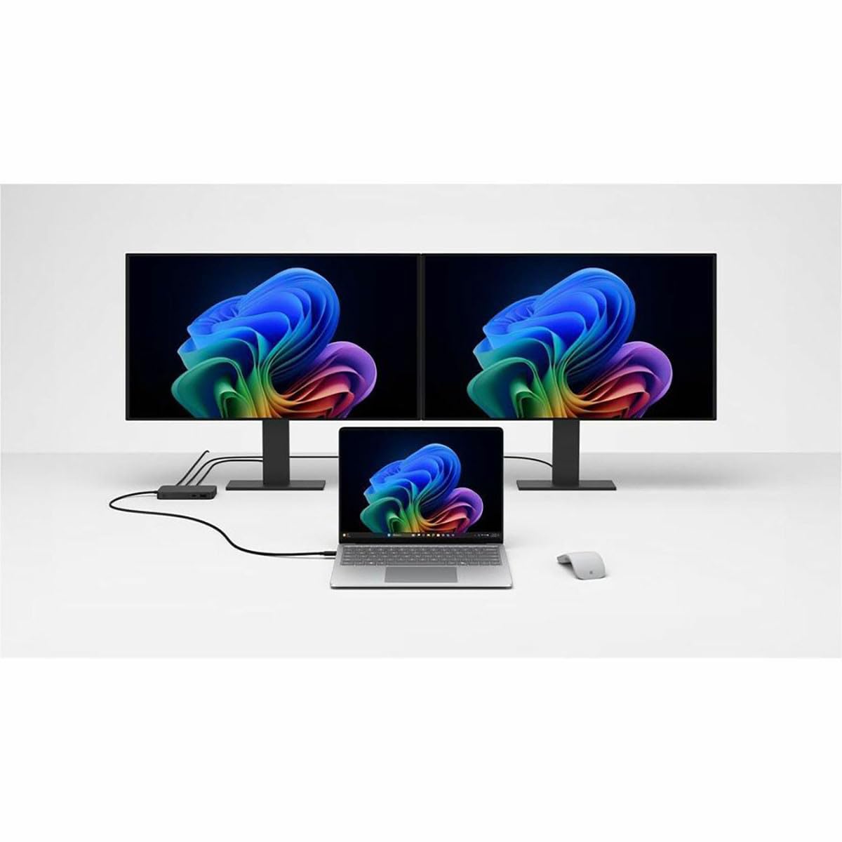 Secure the Microsoft Surface USB4 Dock to protect your setup with a lock.