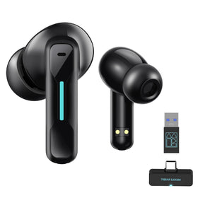 Middle Rabbit front packaging showing earbuds and dongle for easy identification