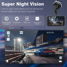 Miden 3.2-inch IPS screen live playback showing easy review benefit