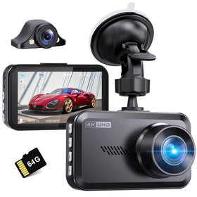 Miden front camera close-up showing lens and mount for clear 4K footage