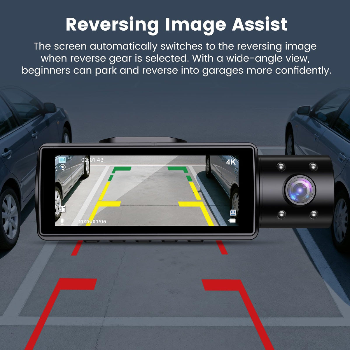 Miden app live view on smartphone for instant footage access