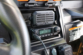Midland SPKMINI packaging with warranty card emphasizing included three-year warranty