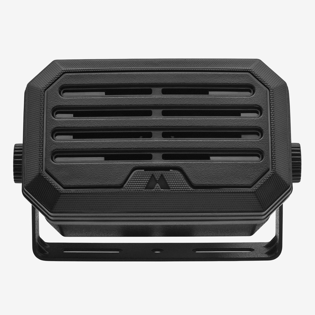 Midland SPKMINI 3.5mm plug detail demonstrating quick plug-and-play compatibility