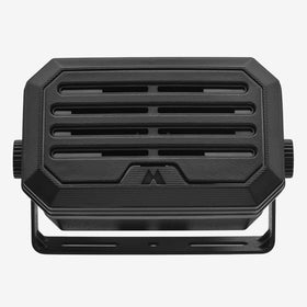 Midland SPKMINI 3.5mm plug detail demonstrating quick plug-and-play compatibility