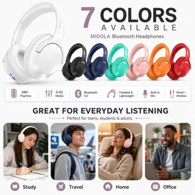 Midola Bluetooth 5.4 provides stable wireless connection up to 33 ft.