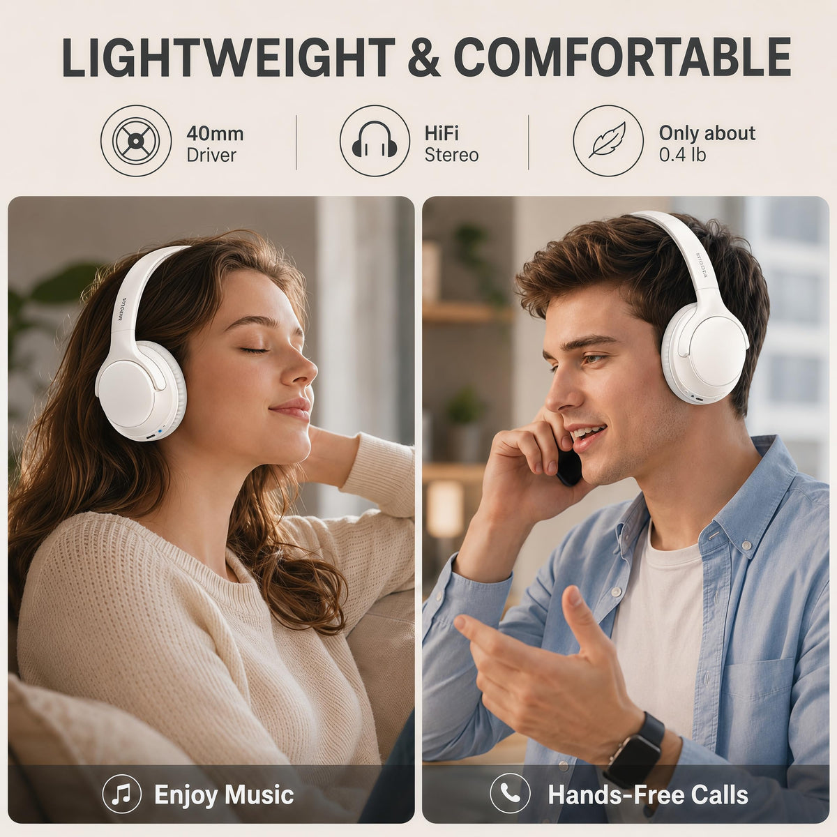 Midola built-in microphone enables clear hands-free calls.