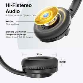 MIDOLA folded headphones demonstrating compact storage and travel convenience