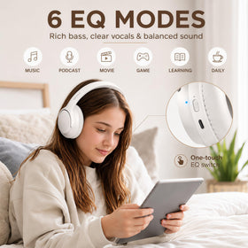 Midola headphones 6 EQ modes offer customizable sound.
