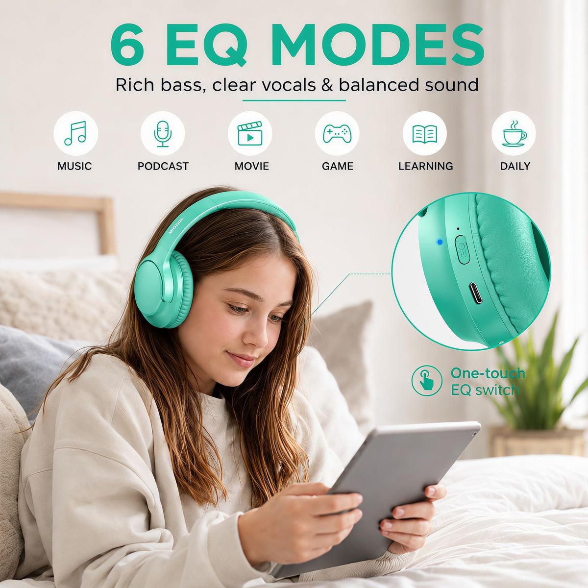 MIDOLA Bluetooth 5.4 offers stable pairing up to 33 ft