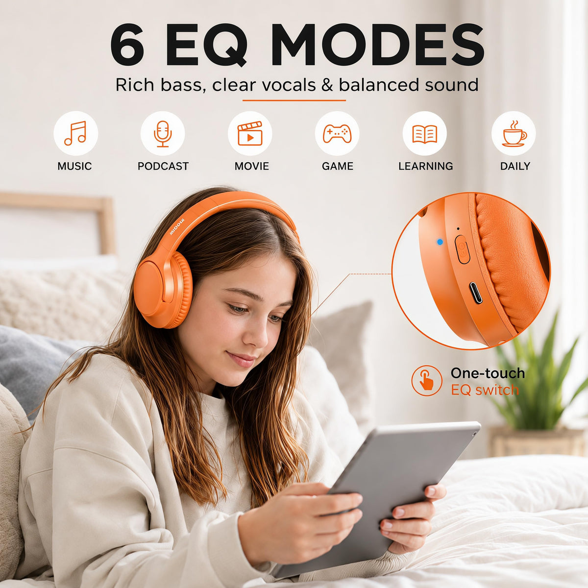 MIDOLA Bluetooth 5.4 provides a stable connection up to 33 ft