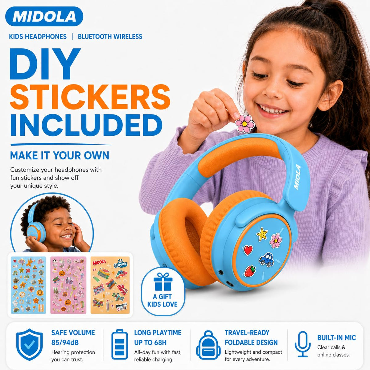 MIDOLA quick Bluetooth 5.4 pairing for fast connections