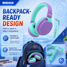 MIDOLA built-in mic enables hands-free online class participation